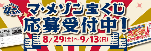 マ・メゾンの45周年祭宝くじ